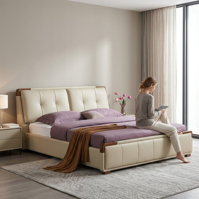 Design Schlafzimmer 3tlg. Set Bett Nachttisch Klassische Luxus Betten Set Möbel