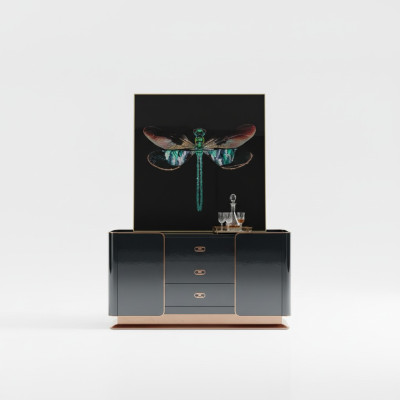 Kommode Sideboard Design Möbel Holz Kommoden Anrichte Echtholz Side