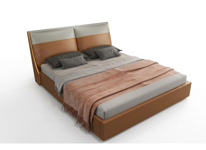 Designer Bett Schlafzimmer Betten Textil Leder Hotel Luxus Polster Samt Stoff