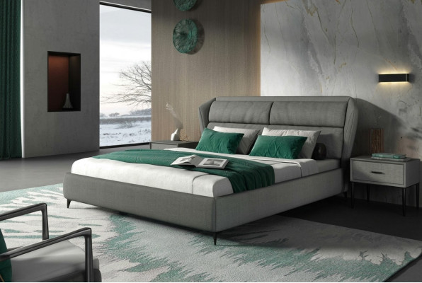 Bett Klassisch Polsterbett Luxus Doppel Schlafzimmer Designbett Betten 180x200cm