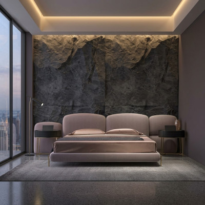 Gepolstertes Bett Schlafzimmer Betten 180x200 Italienische Design