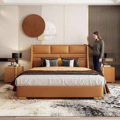 Klassisches Bett Doppelbett Betten Holz Landhaus Stil Schlafzimmer