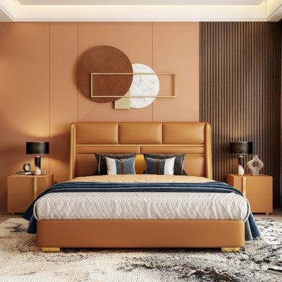 Klassisches Bett Doppelbett Betten Holz Landhaus Stil Schlafzimmer