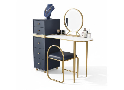 Schminktisch Spiegel Hocker Set Kommode Schlafzimmer Neu Make Up