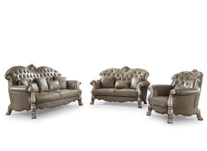 Barock Chesterfield Sofagarnitur Klassische Sofa Möbel Couch Garnitur Sofas Neu