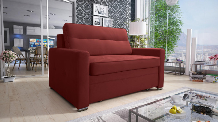 Design Couch Stoff Chesterfield Sessel 1.5 Sitzer Polster Sofas Lounge Club