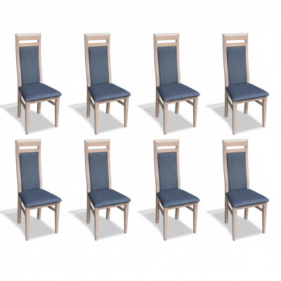 Esszimmer Stuhl Set Garnitur Lehn Stühle Komplett Gruppe Wohnzimmer 8x Stück Neu