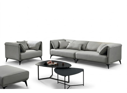 Italienische Design Sofa Sofagarnitur 4+1 Sitzer Couch Polster Möbel