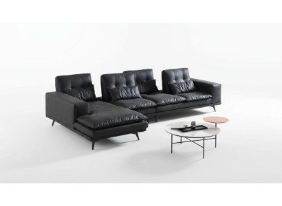Wohnlandschaft Design Ecksofa Textil Leder Neu Sofas L Form Sofa Couch