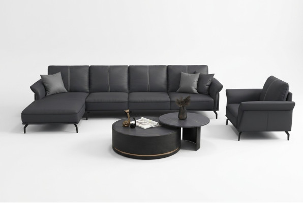 Doppelter Couchtisch Wohnzimmer Tisch Couchtisch Sofa Beistell Rund