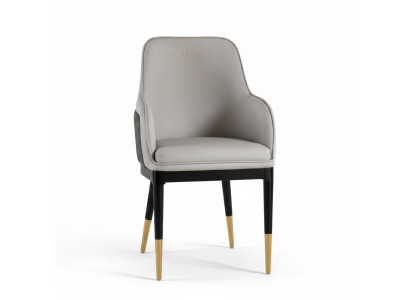 Luxuriöser Stuhl in grauem Holz moderner Stil für Ihr Esszimmer