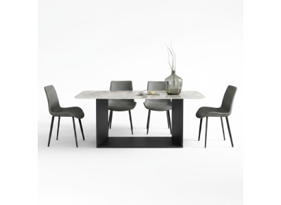 Esstisch Moderne Edelstahl Esszimmer Wohnzimmer Küche Tische Design Tisch Metall