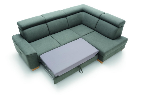 Modernes Ecksofa Stoffpolsterung Schlafsofa Sofa Bestellung Polster