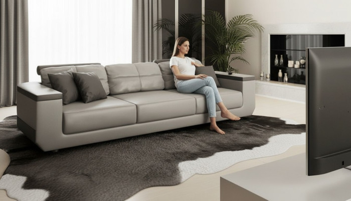 Modernes Sofa 3er XXL Möbeldesigner Stoffsofa Luxus Couchen sofas Design 3-er