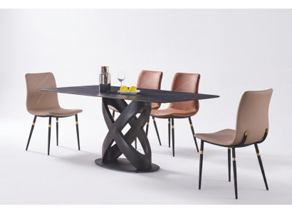 Luxus Moderner Stein Esstisch Möbel Tisch Tische Esszimmer Design Küche Neu