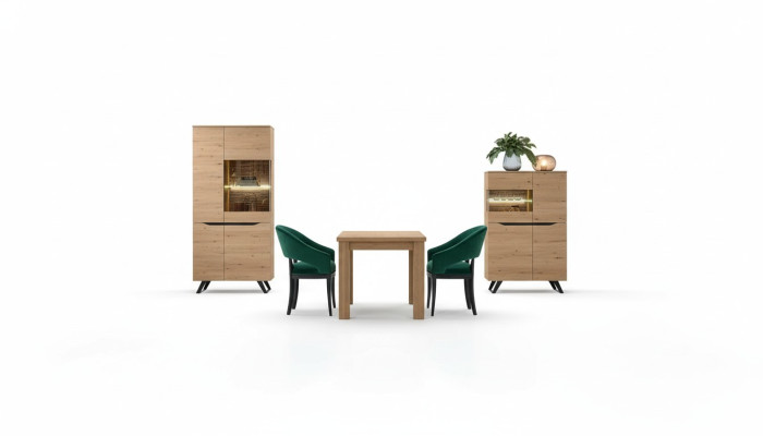 Modern Glas Vitrine Regale Holz Designer Schrank Vitrinen Regal Schränke neu