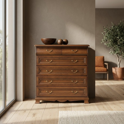 Klassische Kommode Schrank Design Möbel Kommodenschrank Kommoden Holz Hotel Neu