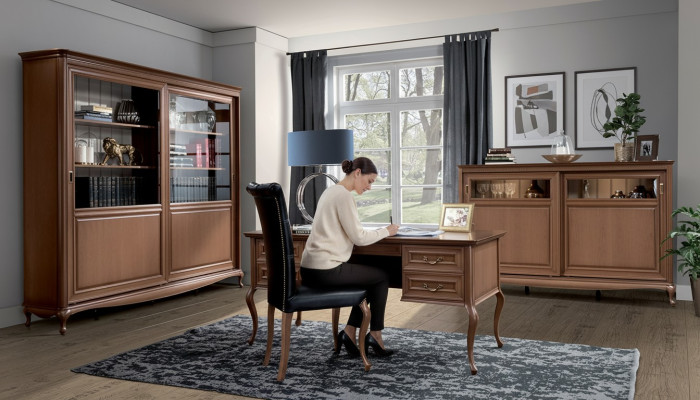 Tisch Schreibtisch Holztisch Computertisch Massivholz Bürotisch Büromöbel Tische