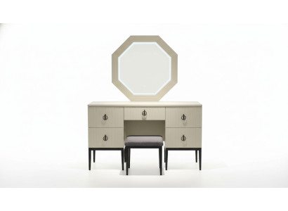 Praktisch Modern und Neu Schlafzimmer Schminktisch mit Spiegel und Hocker