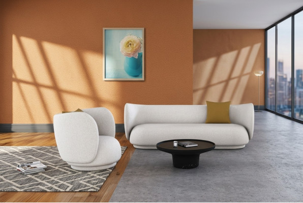 Sofagarnitur 2+1 Sitzer Velvet Sofa Wohnlandschaft Design Couch Lounge Sofas