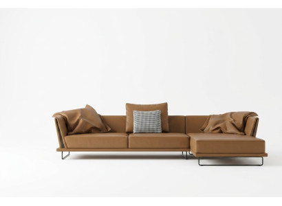 Ecksofa L-form Leder Wohnlandschaft Relax Sofa Design Couch Lounge Sofas Eck Neu
