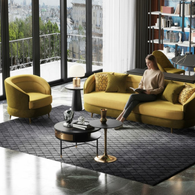 Relax Sitz Design Couch Lounge Sofas Textil Sofa 3 Sitzer Dreisitzer Samt
