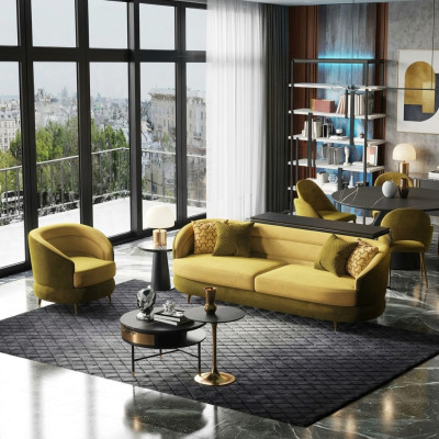 Relax Sitz Design Couch Lounge Sofas Textil Sofa 3 Sitzer Dreisitzer Samt