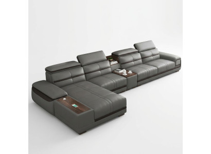 Wohnlandschaft Eckgarnitur Ecksofa L-form Polster Modern Relax Sitz Luxus Möbel