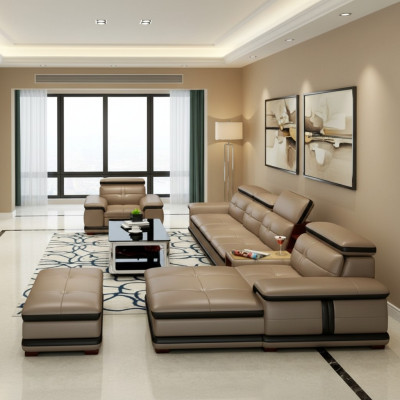Relax Sitz Möbel Wohnlandschaft Luxus Eckgarnitur Ecksofa L-form Polster Modern
