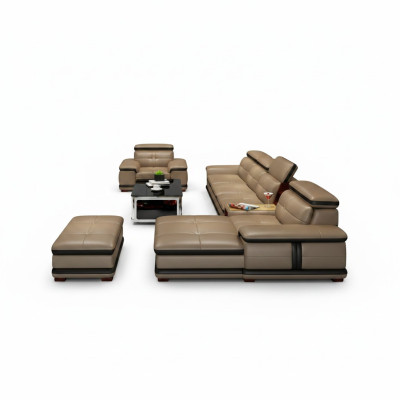 Relax Sitz Möbel Wohnlandschaft Luxus Eckgarnitur Ecksofa L-form Polster Modern