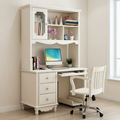 Landhaus Schreibtisch Sessel Bürotisch PC Tisch Schreibtische 2tlg. Tische Neu