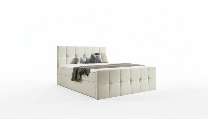 Bett Bettkasten Boxspringbett Schlafzimmer Polster Design Doppel Modern
