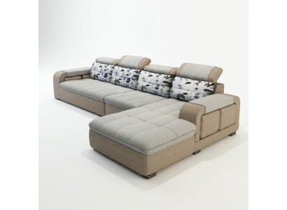 Ecksofa L-form Eck Polstersofa Sitz Design Couch Sofas Stoff Wohnlandschaft Neu