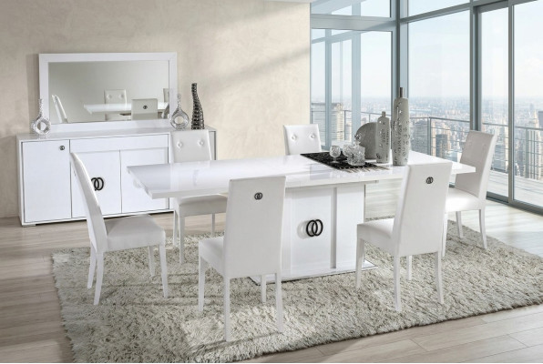 Esszimmer Esstisch Stuhl Luxus Garnitur Gruppe Tische Modern Designer Set 7tlg