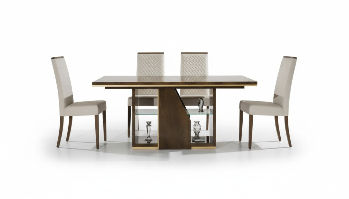 Esszimmer Esstisch Stuhl Holz Stuhle Tisch Gruppe Garnitur Modern Neu Set 5tlg.