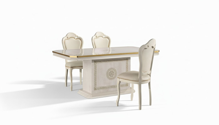 Esszimmer Esstisch Stuhl Modern Tisch Stuhle Design Holz Essgruppen Set 5tlg.