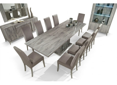 Esszimmer Esstisch Stuhl Gruppe Tische Holz Garnitur Tisch Modern Neu Set 9tlg.