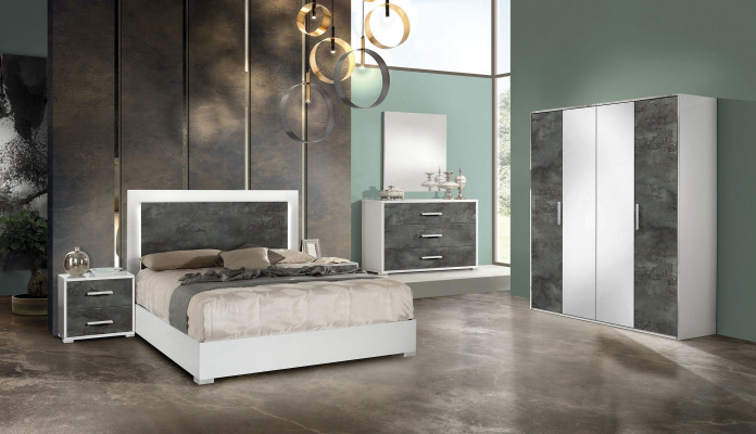 Kleiderschrank 4 Türen Schrank Garderobe Modern Schränke Holz Schlafzimmer Neu