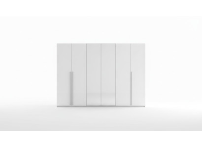 Kleiderschrank 6 Türen Schrank Garderobe Modern Schränke Holz Design Italien neu