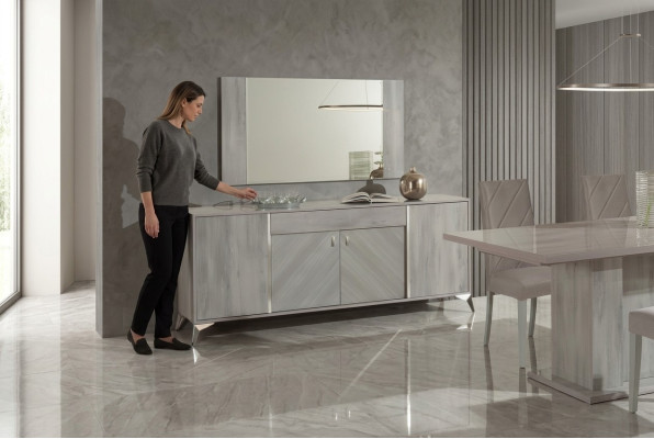 Sideboard Kommode Holz Modern Kommoden Design Schrank Grau Schlafzimmer Möbel
