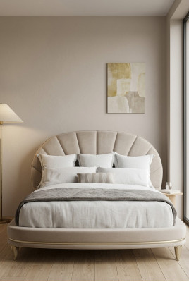 Luxus Bett Hotel Royal Möbel Stoff Betten Design Einrichtung Polsterbett Rahmen