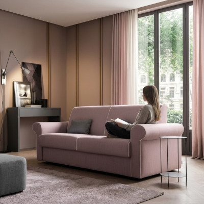 Sofa Polster Couch 3 Sitz Textil Sofa Original Sofas Wohnzimmer Sofas alfitalia