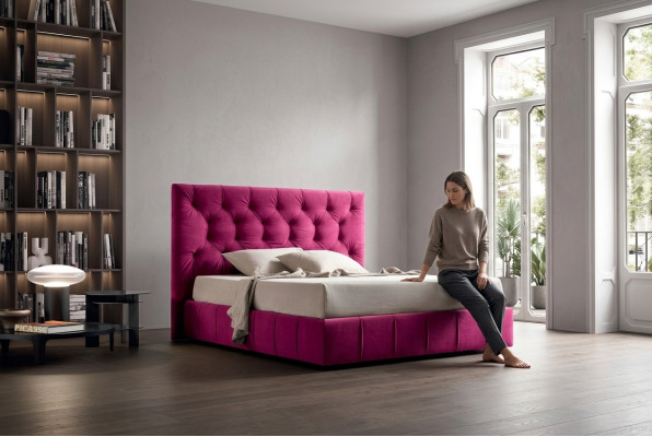 Doppelbetten Beige 200x200 Schlafzimmer Textil Hotelbett Polster Design Luxus