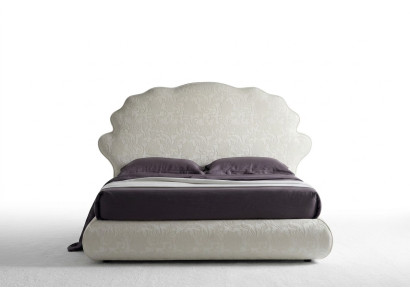 Luxus Italien Design Möbel Schlafzimmer Doppelbett 160x200cm HolzTextil Möbel