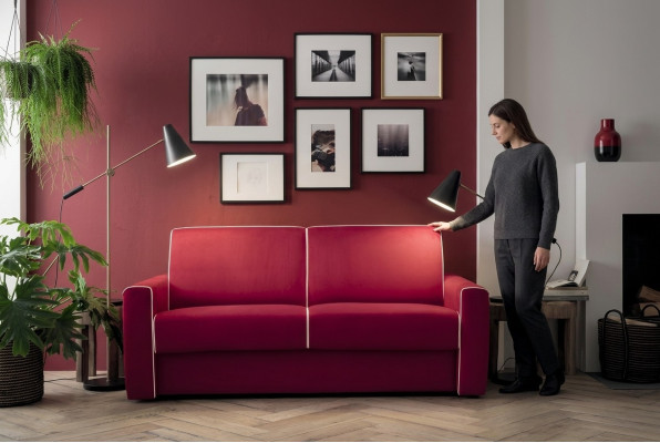 Sofas Zweisitzer Textil Sofa 2 Sitzer Italien Möbel Design Sofas Polster Sofas