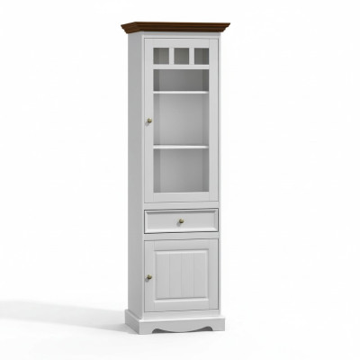 Schrank Kommode Vitrine Kolonial Stil Möbel Sideboard Anrichte Vitrine Holz Neu