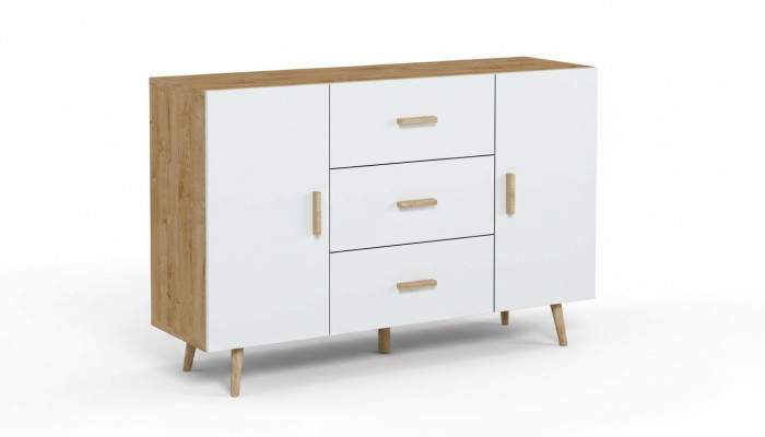 Kommode Regal 140cm Schränke Regale Aufbewahrung Hochglanz Neu Kommode Sideboard