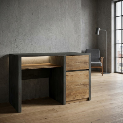 Computertisch Massivholz Bürotisch Tisch Büromöbel Tische Schreibtisch Holztisch