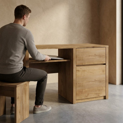 Tisch Tische Büro Handarbeit Einrichtung Möbel Holz Büro Schreibtisch Computer