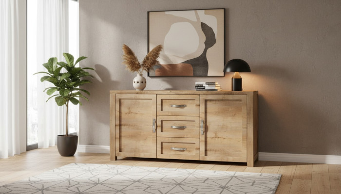 Kommode Schrank Sideboard Lowboard Kommoden Schränke Massive Möbel Holz Anrichte